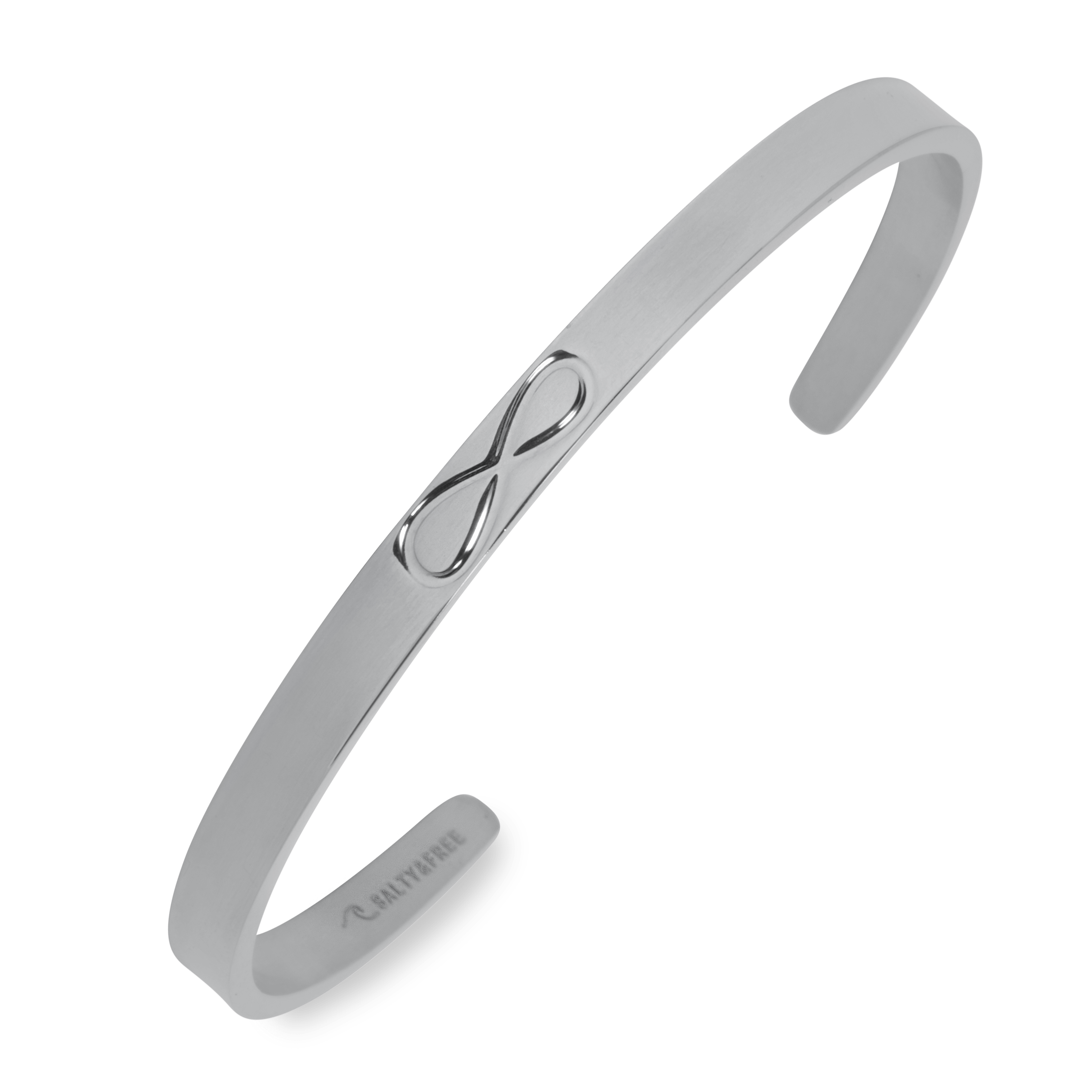 Mantra Cuff Infinity | Silver trending bracelet| Salty & free Jewelry