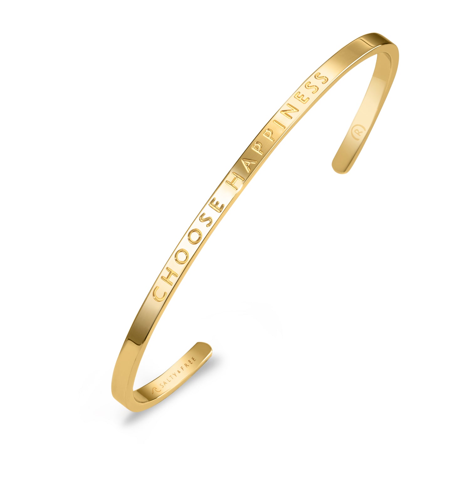 Mantra Cuff CHOOSE HAPPINESS