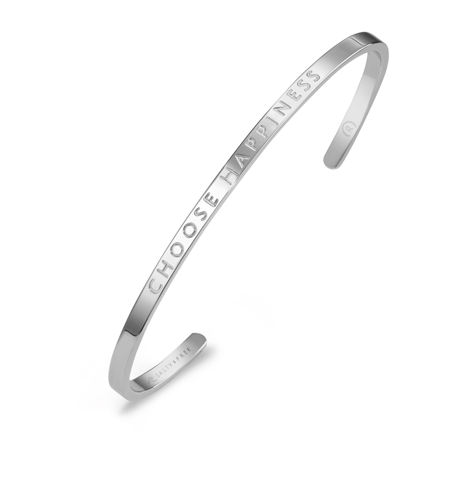 Mantra Cuff CHOOSE HAPPINESS