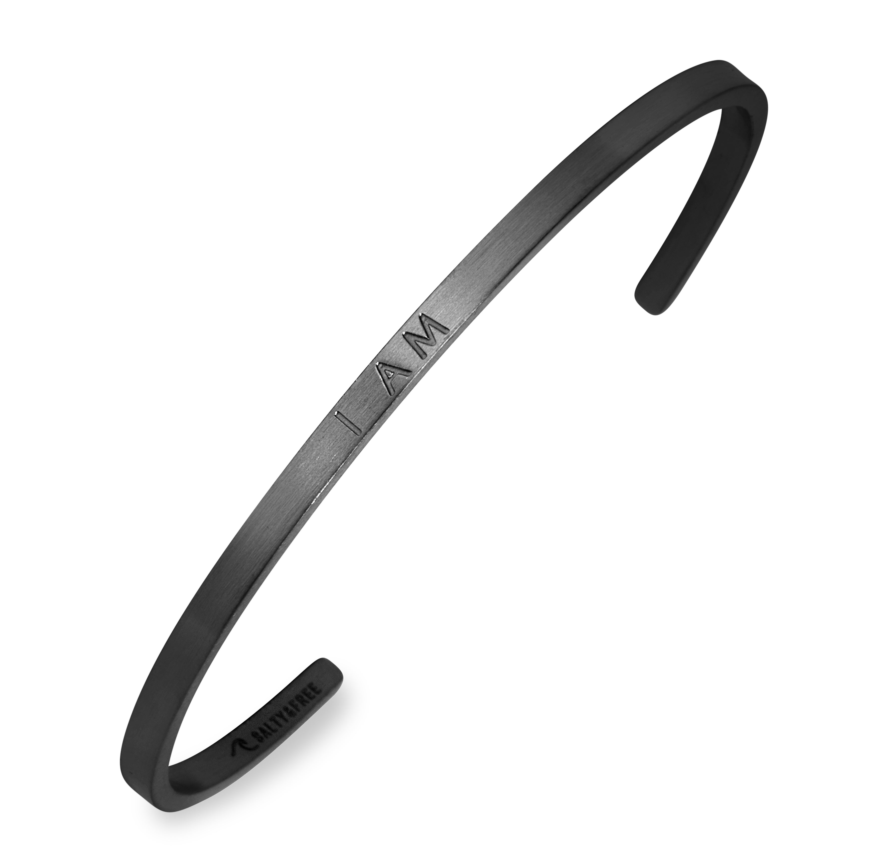 Moongrey Mantra Cuff I AM Salty & Free