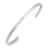 Mantra Cuff I AM Message Silver Jewelry