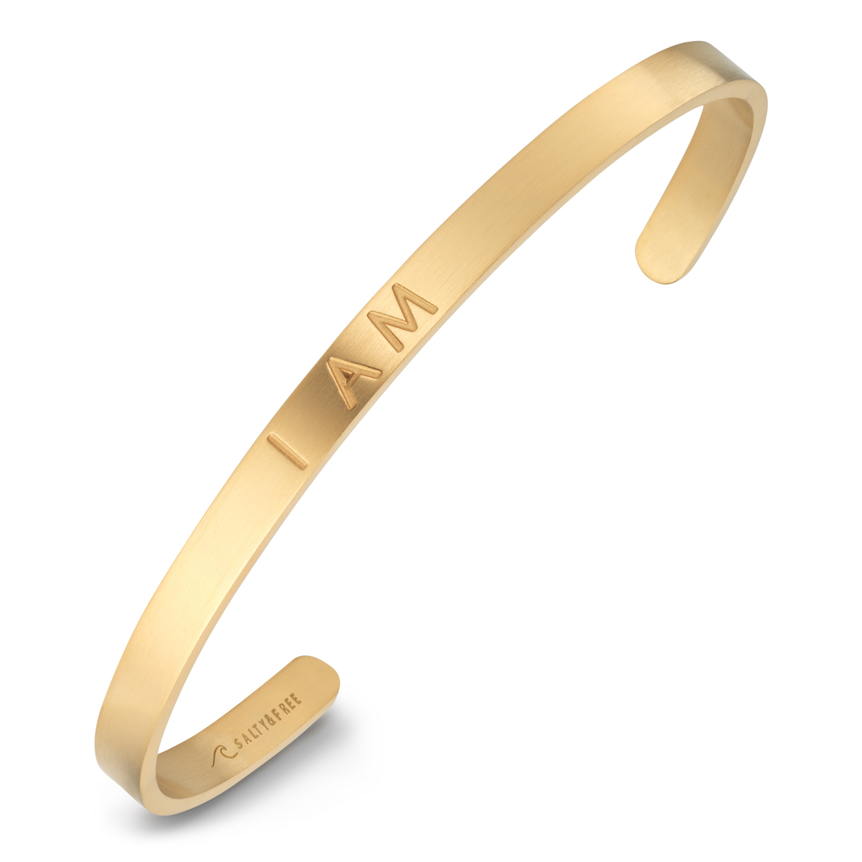 Mantra Cuff I AM -Salty & Free Jewelry