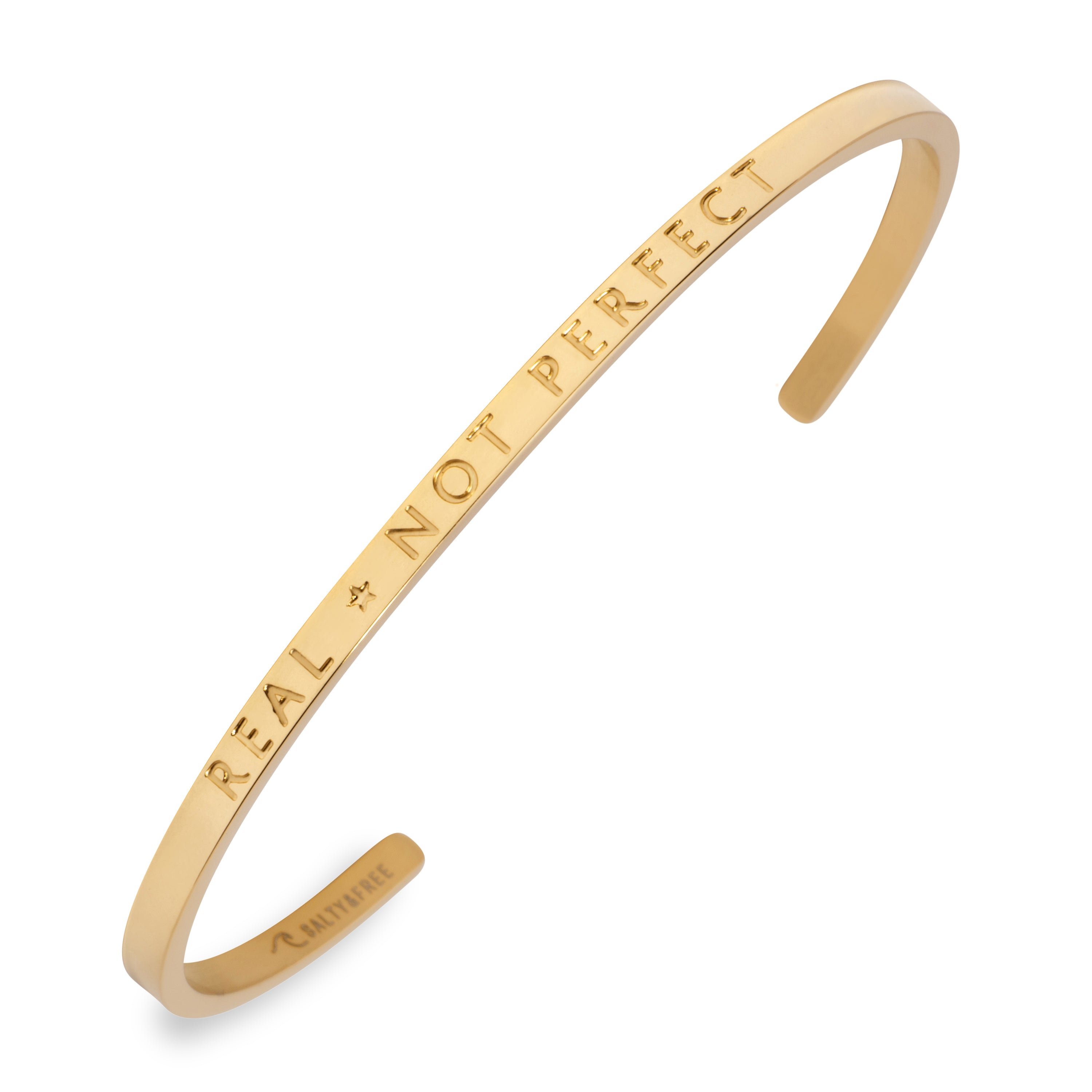 Mantra Cuff REAL NOT PERFECT