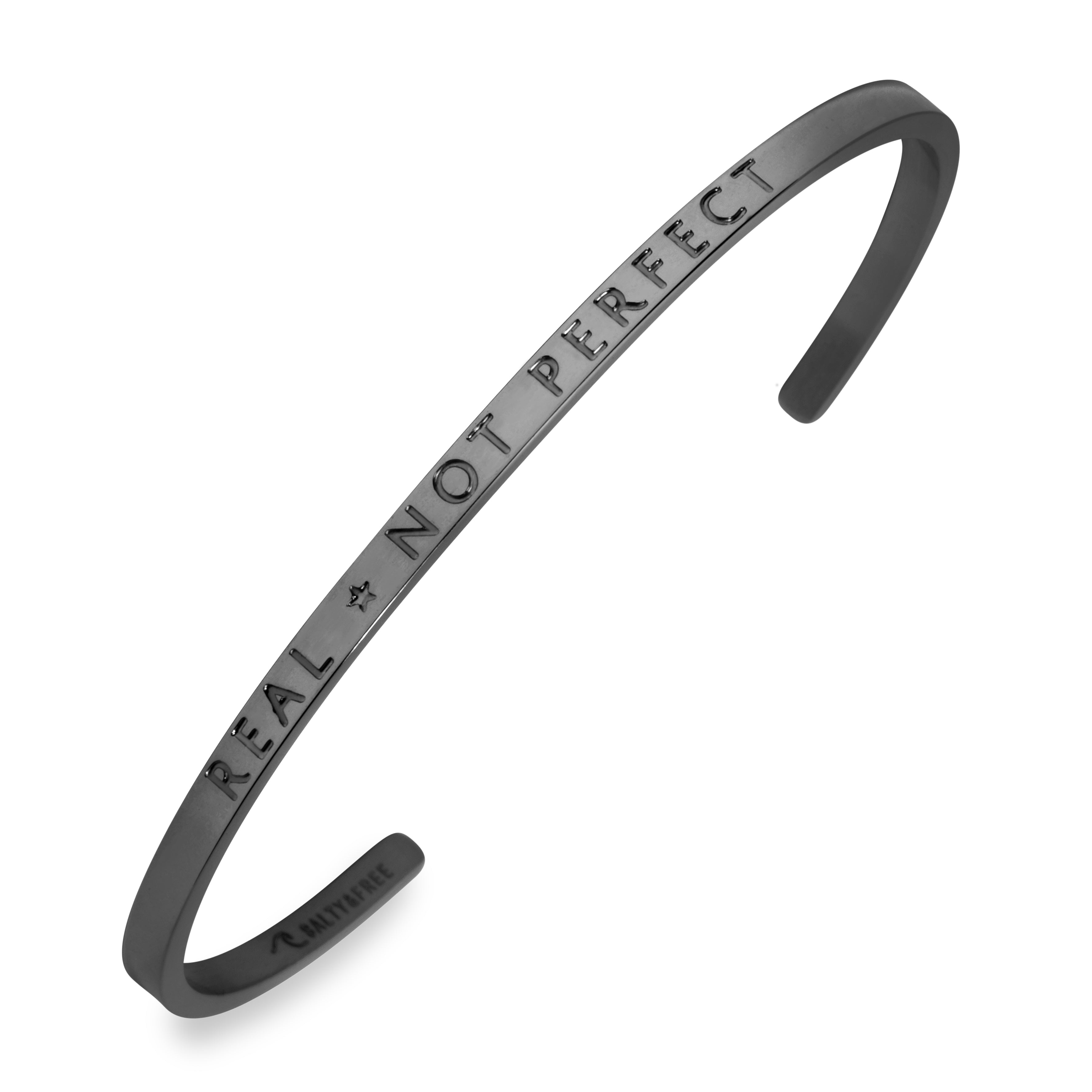 Mantra Cuff REAL NOT PERFECT