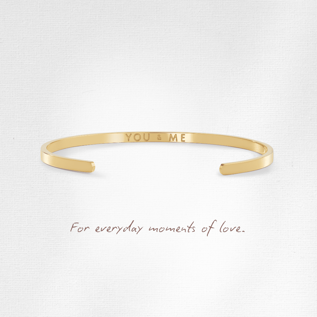 Mantra Cuff YOU & ME