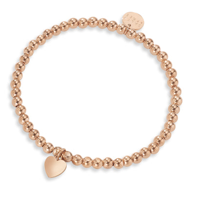 Radiance Bracelet Heart Rose Gold | Salty & Free Jewelry