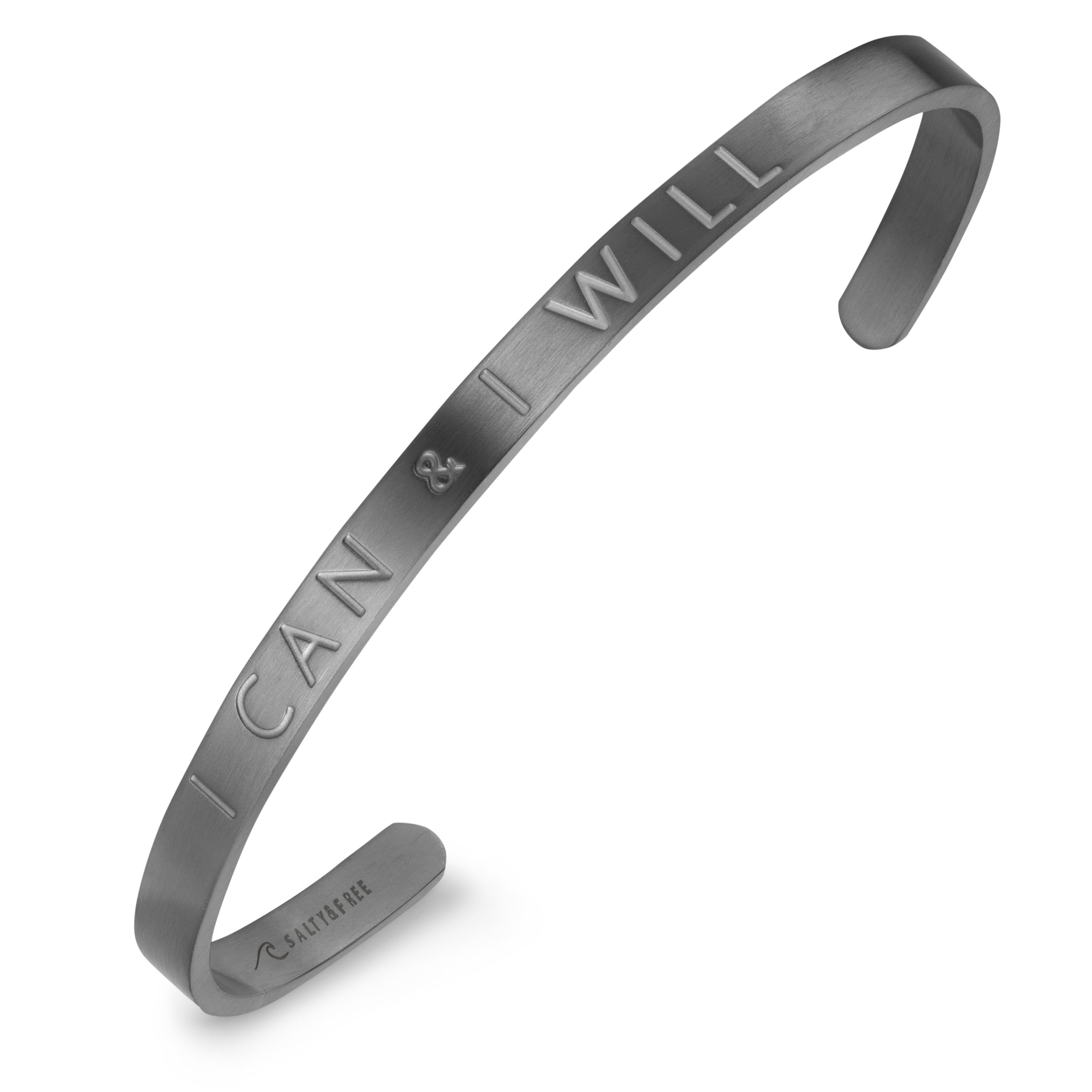 Mantra Cuff I CAN &amp; I WILL