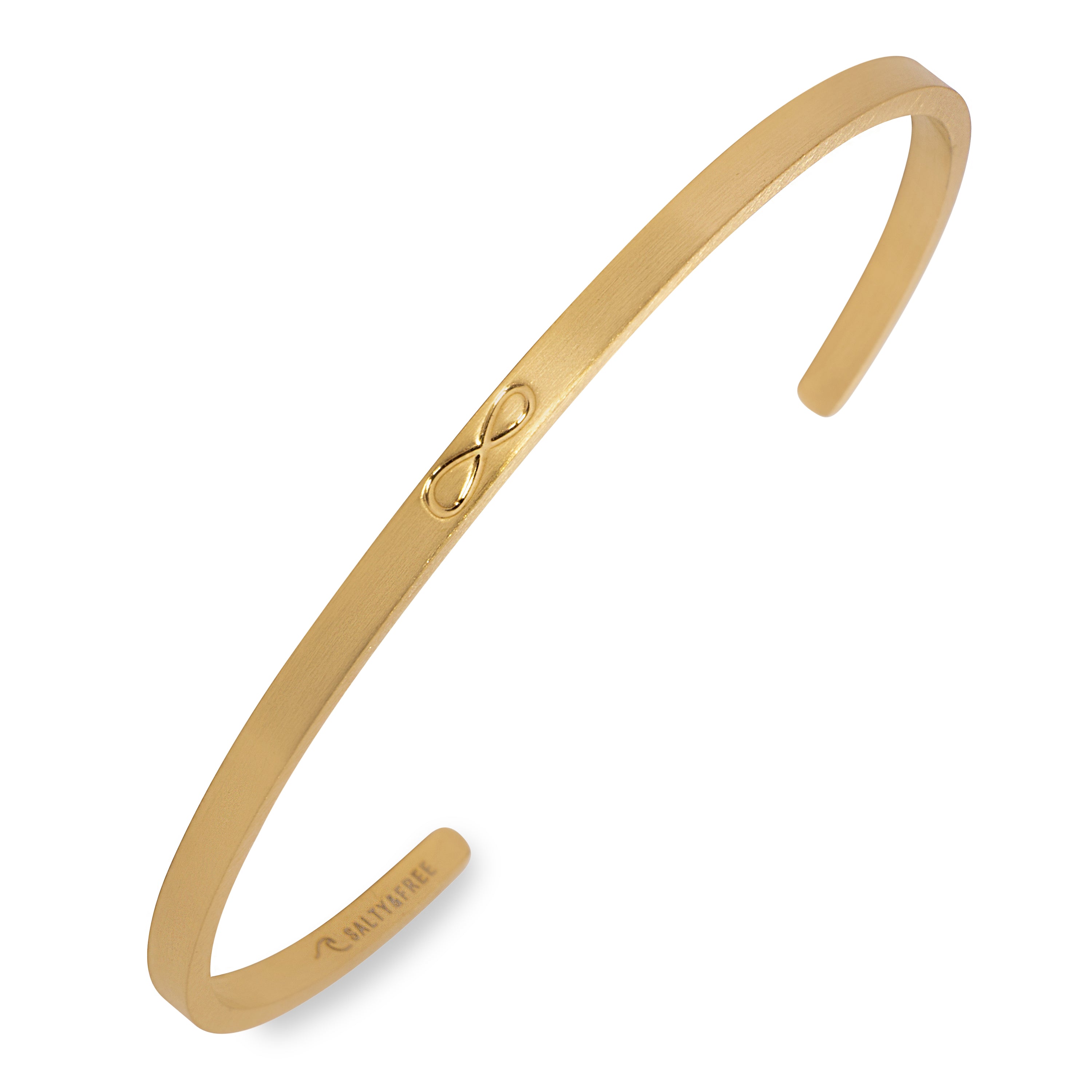 Mantra Cuff Infinity | Gold Cuff | Salty &amp; free Jewelry