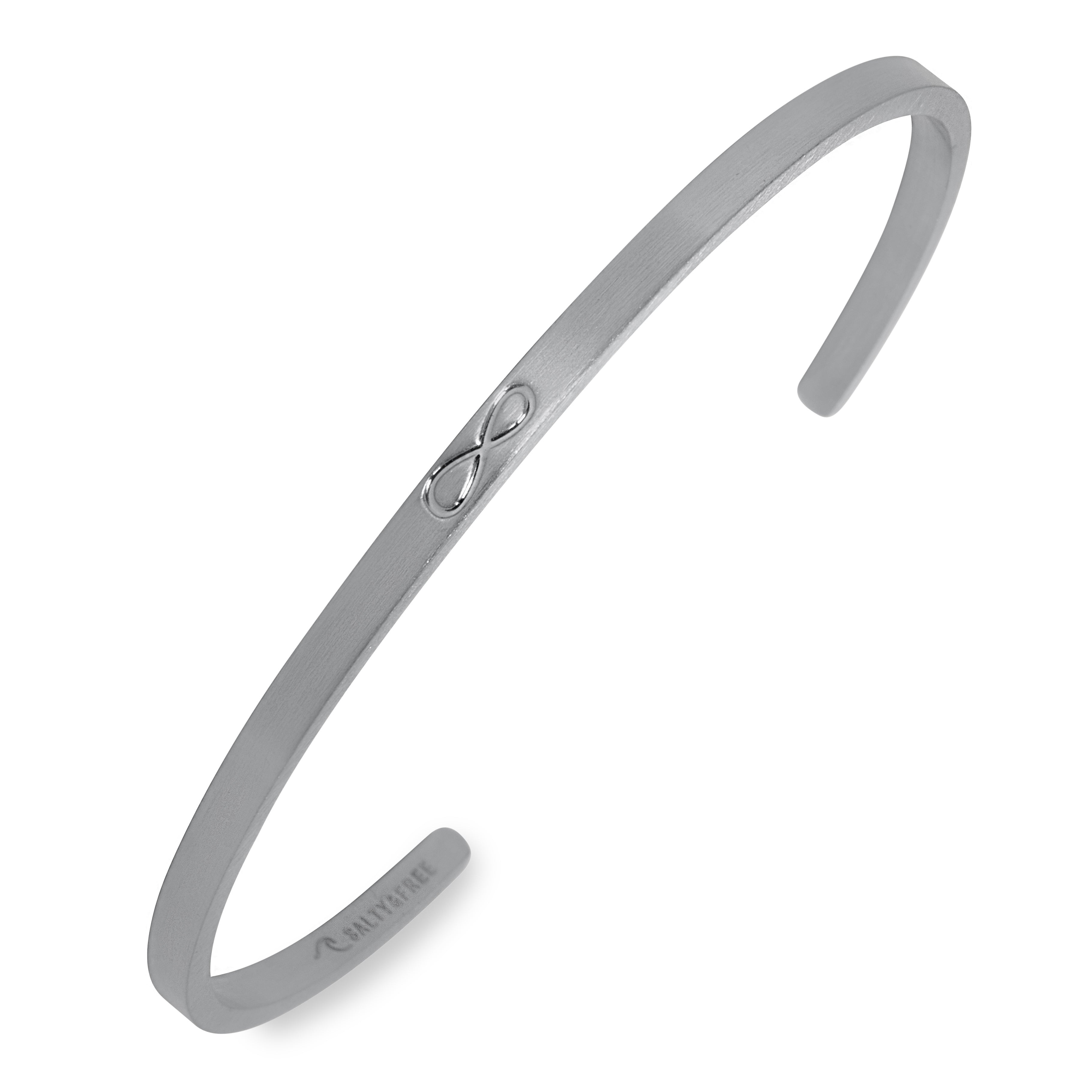 Mantra Cuff Infinity | silver Cuff | Salty &amp; free Jewelry