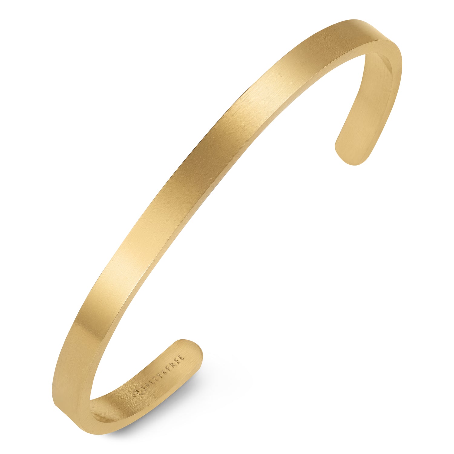 Mantra Cuff LOVE Gold Mat | Salty &amp; Free Jewelry