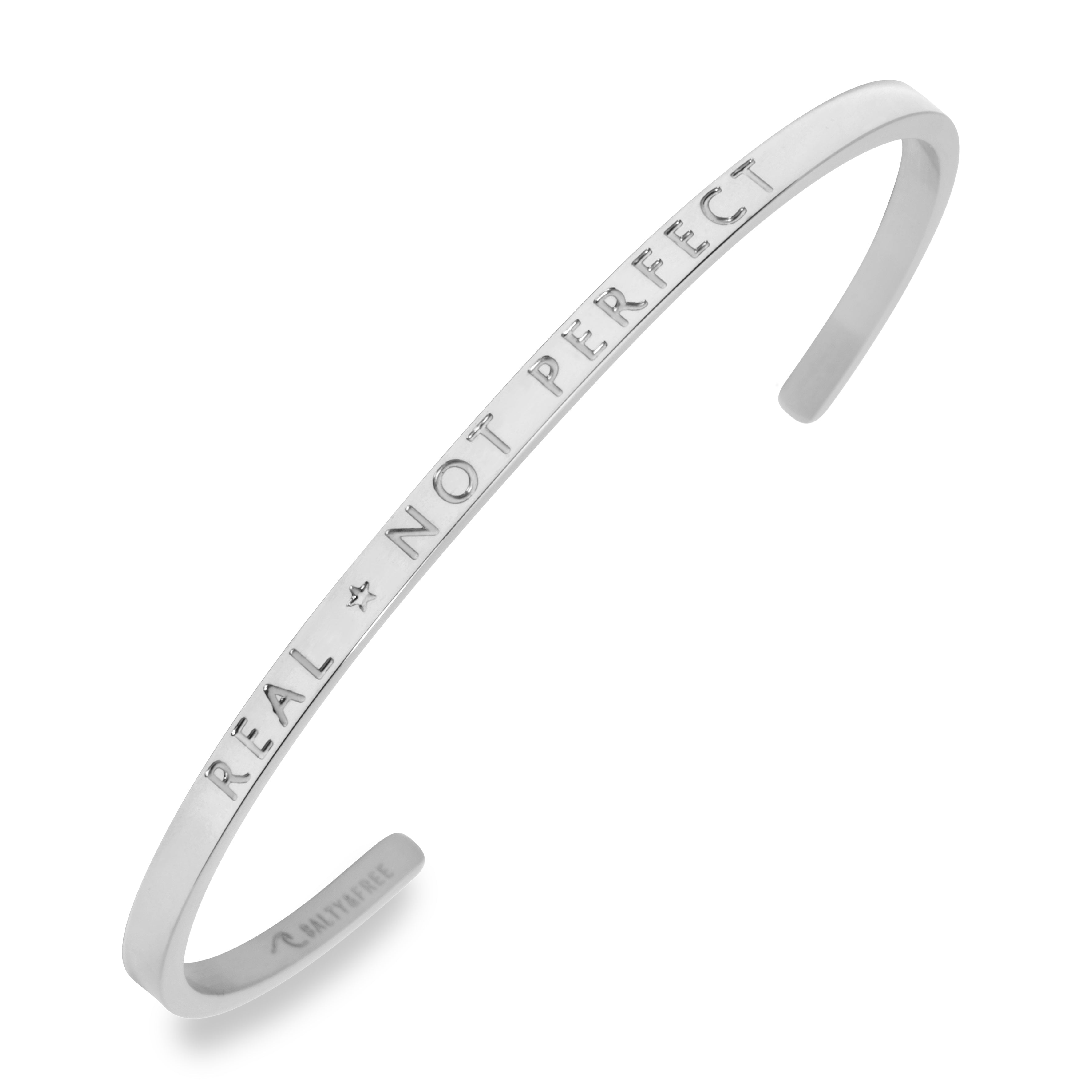 Mantra Cuff REAL NOT PERFECT