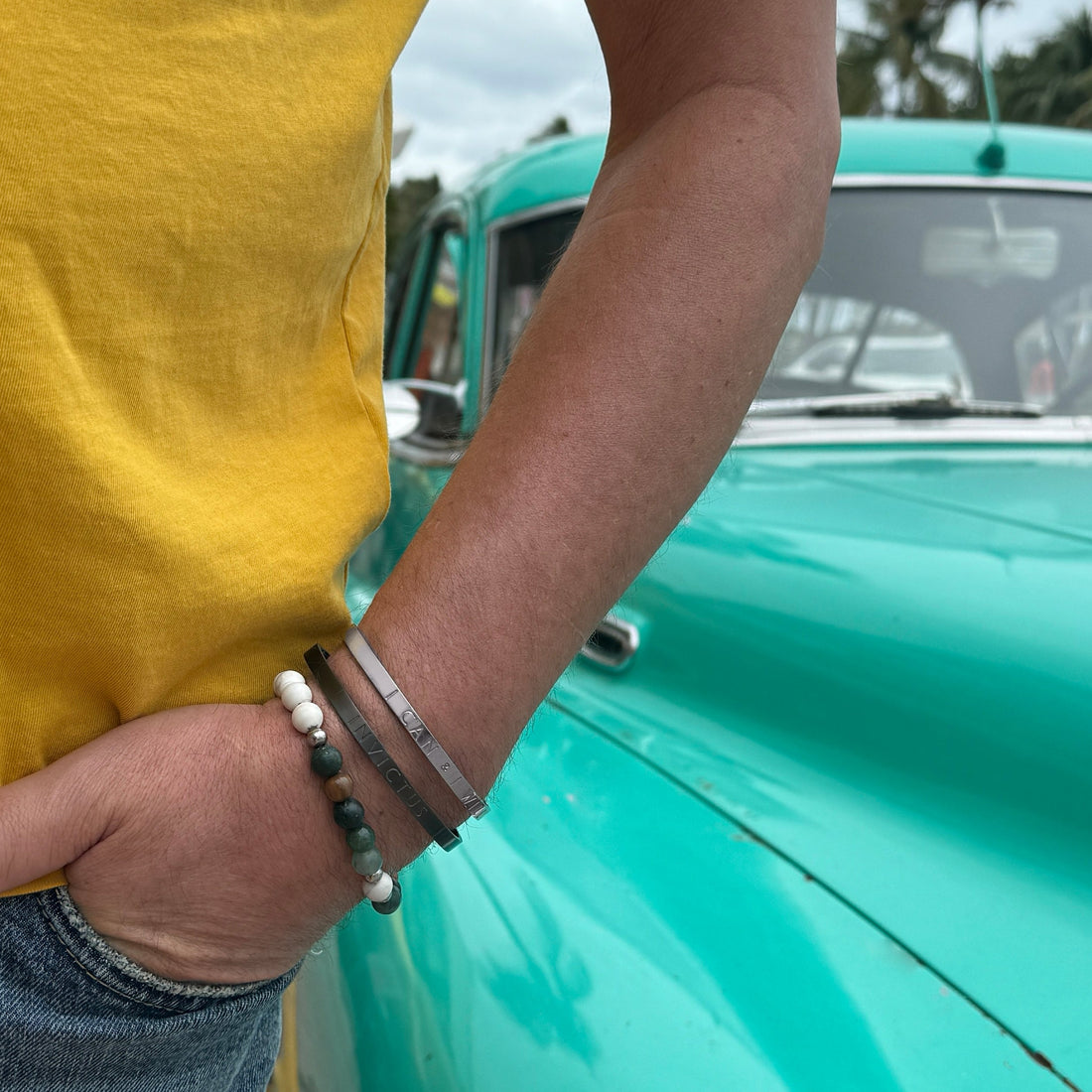 Mantra Cuff I CAN &amp; I WILL