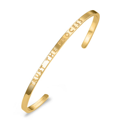 Mantra Cuff TRUST THE PROCESS