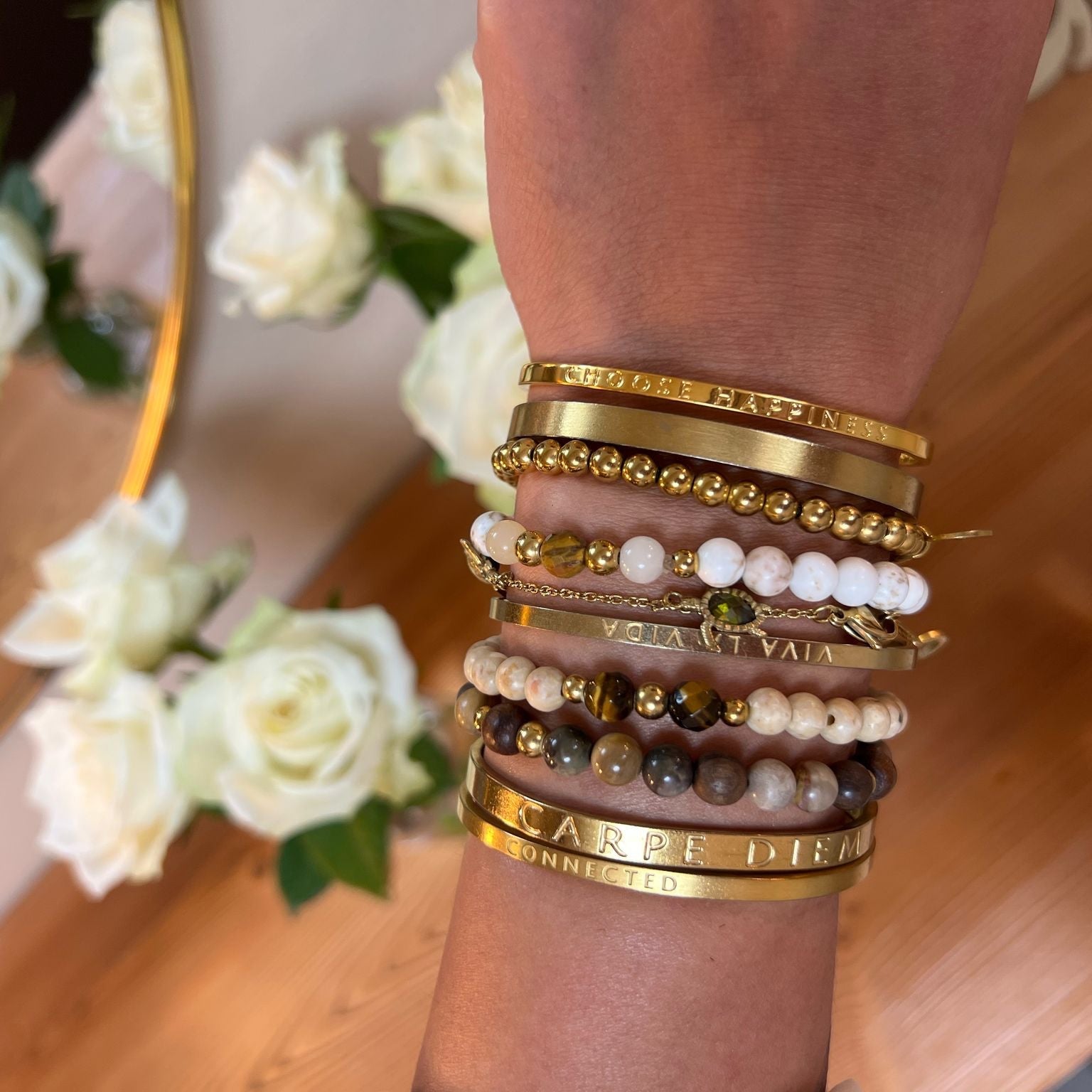 Mantra Cuff CARPE DIEM