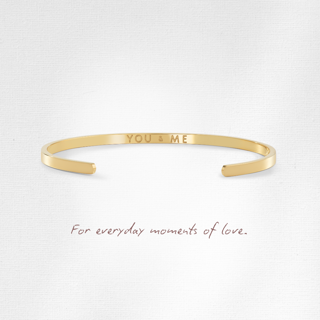 Mantra Cuff YOU &amp; ME