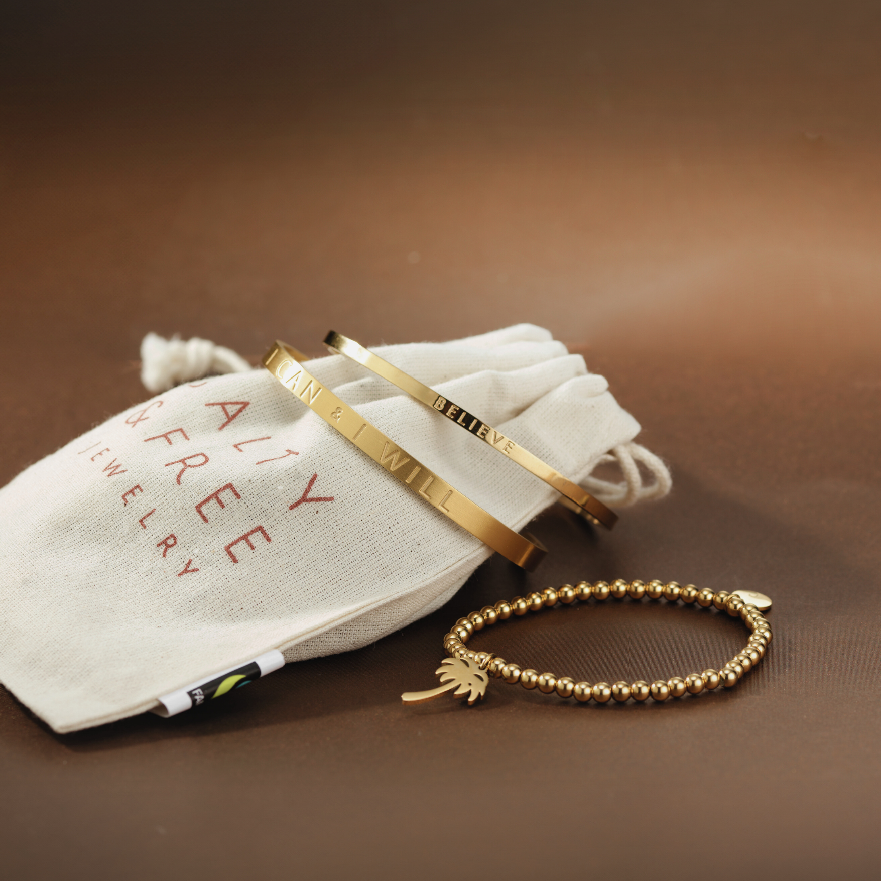 Mantra Cuff BELIEVE